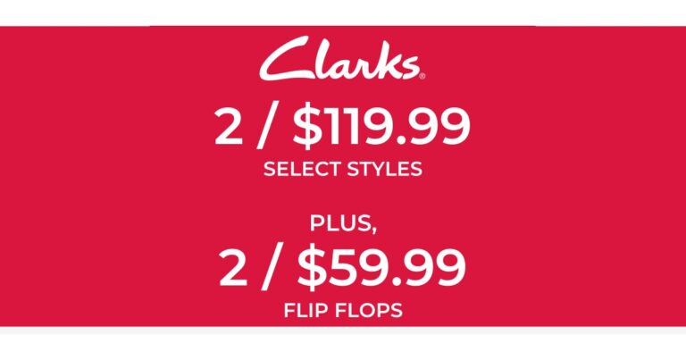 clarks promotional offer