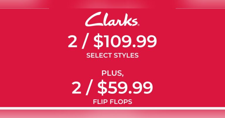 Make the most of the long weekend with a little something for every step. From everyday essentials to elevated favorites, find the pairs you’ve been waiting for—2 pairs of footwear for just $109.99. Plus, grab 2 pairs of flip flops for only $59.99.